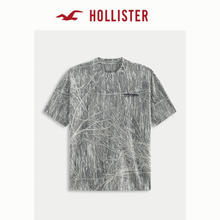 HOLLISTER 25夏季经典LOGO棉质短袖T恤男装323-5368 迷彩