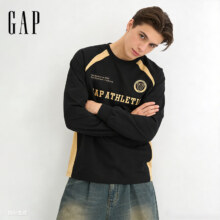 盖璞 Gap 男女装纯棉圆领长袖T恤