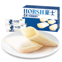 豪士 乳酸菌小口袋面包夹心早餐零食 营养充饥速食 整箱A 420g