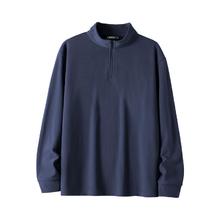 gxgjeans 超值 美式宽松半开襟长袖T恤