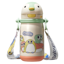 babycare 儿童保温杯 316L不锈钢浅嗬绿 450ml