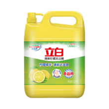 立白 洗洁精 清新柠檬 强效去油 A类食品用 5.62kg大桶
