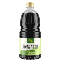 天降礼金：千禾 薄盐生抽酿造酱油 1.52kg*1瓶