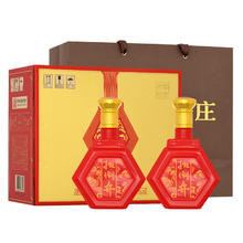 今日必买：扳倒井 1915典藏 52度 浓香型白酒 500mL 2瓶 礼盒装（搭配礼袋）