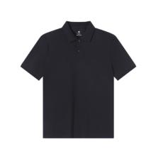 闭眼买：京东京造 奢材桑蚕丝 polo衫男短袖 黑色 XL