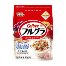 Calbee 卡乐B 原味水果麦片 即食代餐早餐 饱腹冲饮600g