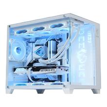微星 白色海景房全家桶电脑主机 i5 13600KF RTX4060Ti