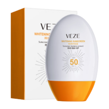 韩婵 防晒隔离乳霜 SPF50 PA+++ 45g*2 户外军训抗水汗喷雾