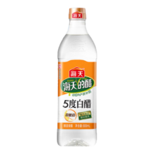 海天 5度白醋 家用瓶装食醋 800ml