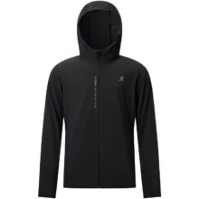 特步 飓风SPACE2.0 户外防风单风衣 正黑色 3XL