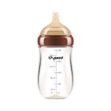 世喜 奶瓶 新生儿3-6个月以上 防胀气玻璃 仿母乳奶嘴 240ml