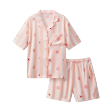 蕉内515H好好吃睡衣女士春夏季冰丝凉感缎面短袖情侣家居服送女友礼物