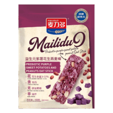 麦力多 高蛋白燕麦棒 紫薯花生155g*2袋+黑芝麻120g*1袋