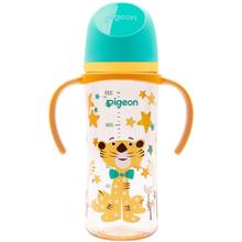贝亲 自然实感第三代FUN系列 AA223 PPSU奶瓶 彩绘款 330ml 绅士豹 L码 6月+