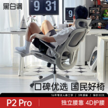 15日0点、88VIP：黑白调 P2Pro二代 人体工学椅 电竞椅 家用办公学习椅