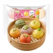 林饱饱 早餐任选 鸡肉卷卡通包子 水果造型款 200g*1袋（6个）