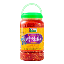 贵三红 贵州糟辣椒 1.5kg/瓶 农家剁椒小米椒