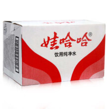 娃哈哈 纯净水饮用水596ml*24瓶 纸箱装整箱水
