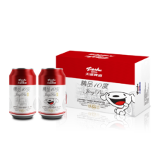 plus会员 首购: 天湖 京东联名款10度黄啤330ml 24罐*4件