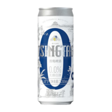 PLUS：青岛啤酒 0.0%无醇白啤 330mL 24罐