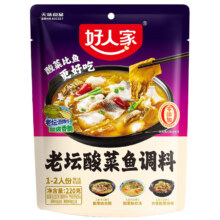 好人家 老坛酸菜鱼调料包 350g