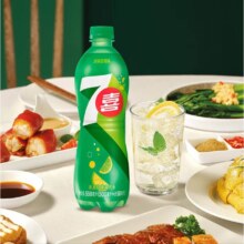 百事可乐喜 7up 柠檬味 汽水 550ml*12瓶 新老包装随机发货 百事