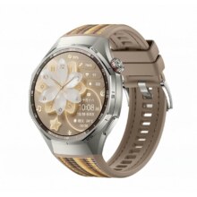 华为 WATCH GT6 Pro 智能运动手表 琥珀棕 46mm 复合编织表带 官方标配