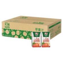 汇源 100%苹果汁饮品 125ml*36盒 浓缩果汁饮料整箱