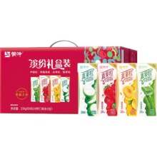 再降价、限地区、蒙牛 真果粒混合口味礼盒装 250g*24盒 整箱送礼