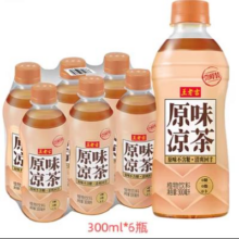 临期品：王老吉 原味凉茶 无糖 300ml*6瓶