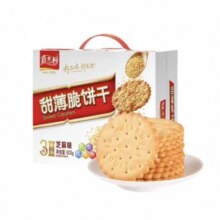 再降价、88VIP:嘉士利 甜芝麻甜薄脆800g