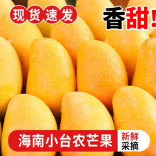 海南小台农 芒果 现摘新鲜 小台芒 5斤超值装