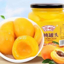 浙梅 黄桃罐头 510g*4罐 玻璃瓶装