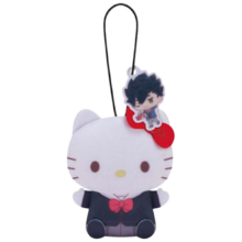 banpresto 排球少年三丽鸥联名 毛绒挂件 HelloKitty 黑尾铁朗