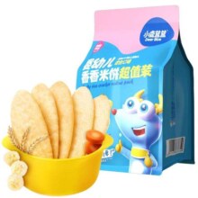 小鹿蓝蓝 婴幼儿香香米饼 混合口味量贩装 宝宝零食