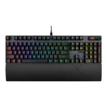 ROG 游侠2 RX 机械键盘 蓝轴 RGB背光 104键 防水防尘 黑色