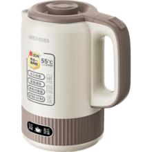 烧水壶电热水壶3L奶咖色304无缝内胆智能保温自动断电双层防烫便携家用