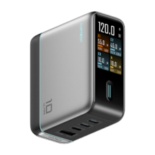 酷态科 10号超级电能充ultra 120W 充电器 灰色