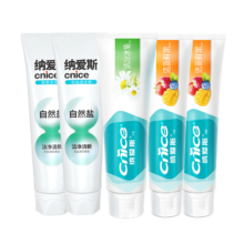 纳爱斯 牙膏家庭装 680g 自然呵护口腔11.54元