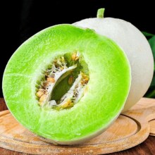 海南玉菇甜瓜 3/5/9斤 现摘现发 新鲜水果 产地白瓜 整箱 净重4.5-5斤【2-3个瓜】