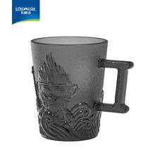 乐唯诗 黑神话悟空玻璃杯创意浮雕玻璃茶杯磨砂大圣杯 黑神话悟空杯275ml1只