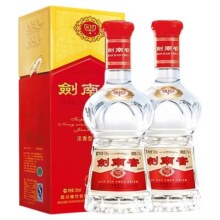 再降价：剑南春 水晶剑 52度 500ml*2瓶