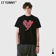 I.T TONNY 精梳棉印花情侣短袖*3件