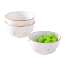 陶瓷碗 岁月静好 饭碗 2个装 加厚面碗 6英寸