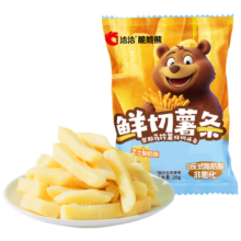 PLUS：洽洽 芝士酸奶鲜切薯条 60g*1包 20g*3小袋