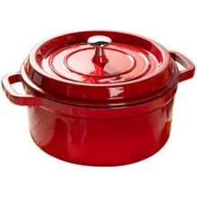 苏泊尔 珐琅铸铁锅 家用炖锅 24cm 净重4.7KG +导热盘 送硅胶汤勺+隔热手套