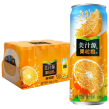 再降价、临期：Coca-Cola美汁源果粒橙310ml*12罐 果汁饮料