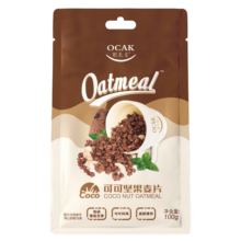 欧扎克 多种水果坚果燕麦片 可可口味 100g 麦果脆系列
