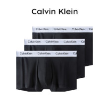 Calvin Klein CK 男士平角内裤套装 3条装 U2664G 001黑色 M