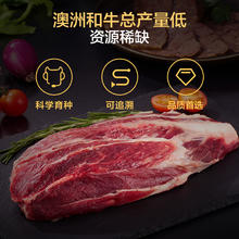 限移动端、京东百亿补贴：1号会员店 澳洲和牛M6-7+牛腱子1kg 带芯牛腱子生鲜牛肉